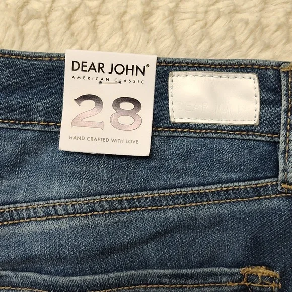 Dear John American Classic Women's Size 28th Medium Wash Denim Blue Jeans - Picture 11 of 12